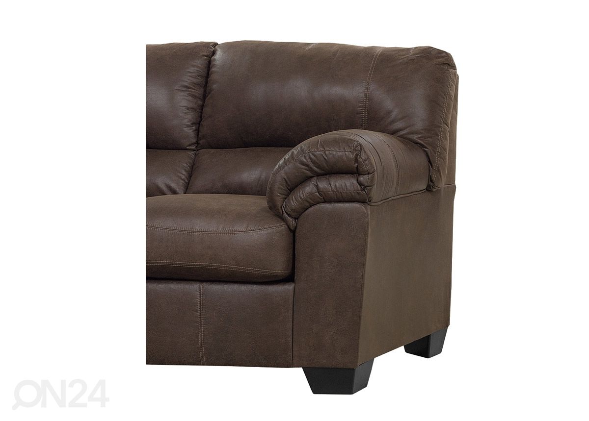 2-местный диван, коричневый увеличить