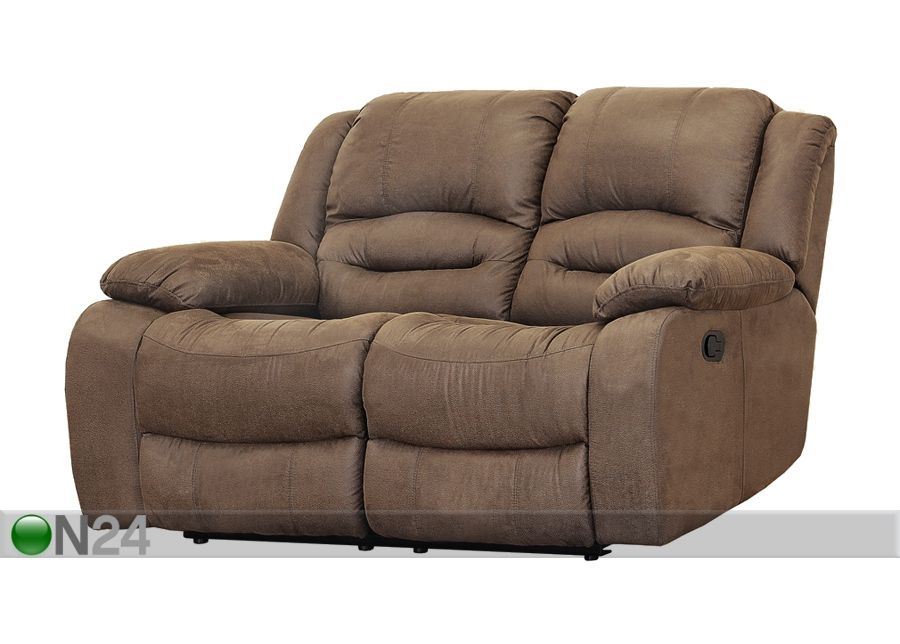 2-местный диван Relax2, светло-коричневый текстиль увеличить