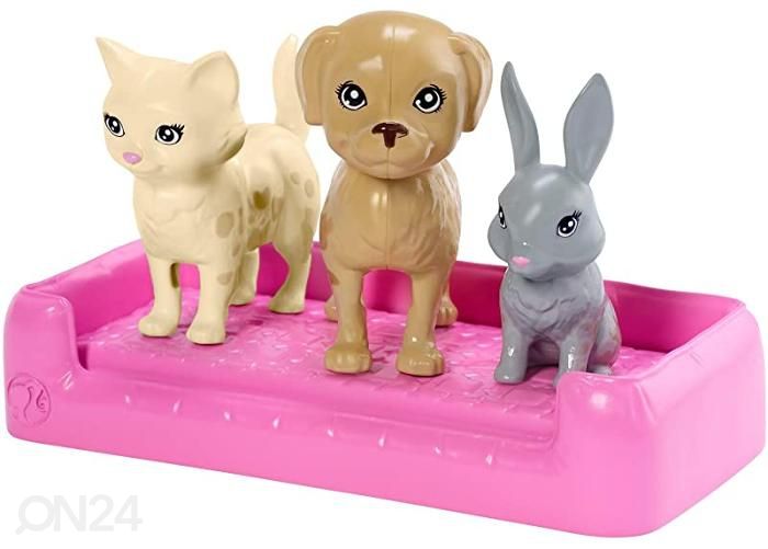 Barbie® Play'N 'Wash кукла с домашними животными увеличить