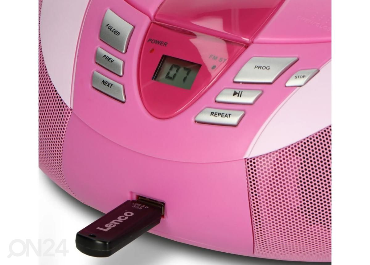 CD-радио Lenco, розовый увеличить