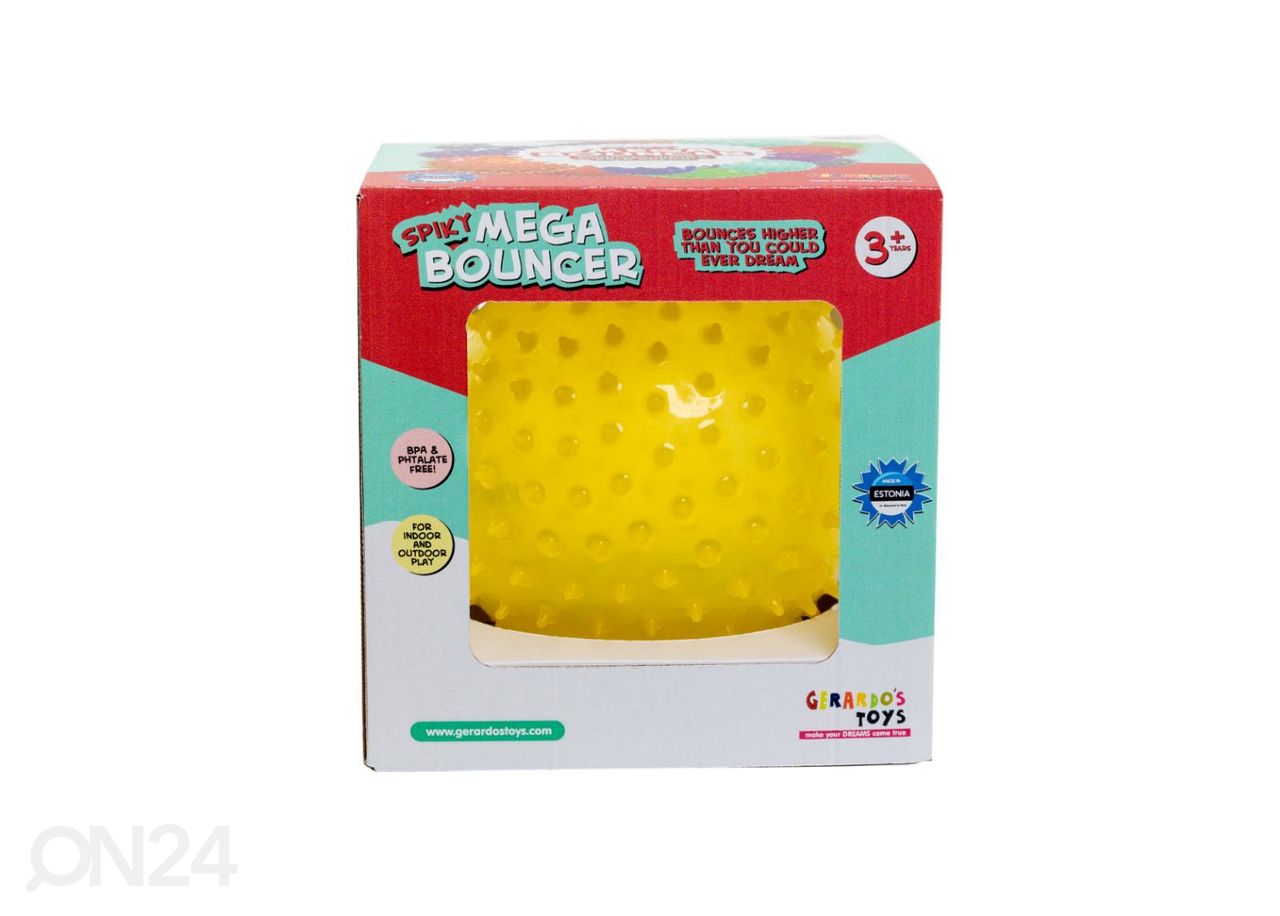 Gerardo's Toys Мега прыгающий мяч с пупырышками в коробке 18 см увеличить