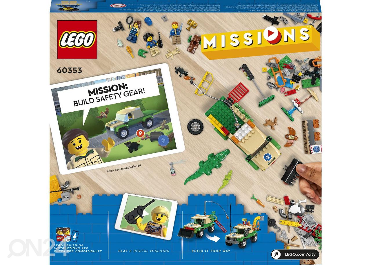 LEGO City Миссии по спасению диких животных увеличить