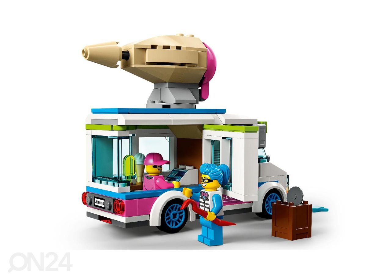 LEGO City Полицейская операция грузовика с мороженым увеличить