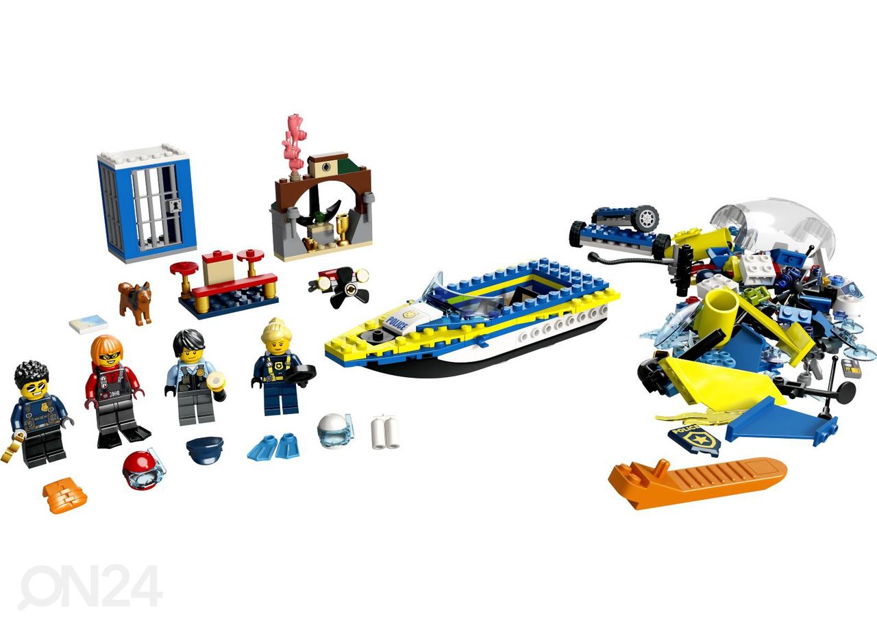 LEGO City Следственные миссии водной полиции увеличить