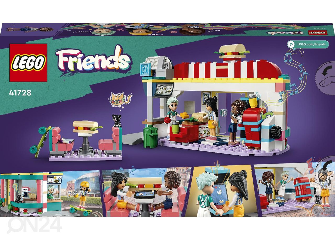 LEGO Friends Ресторан быстрого питания в центре Хартлейк увеличить