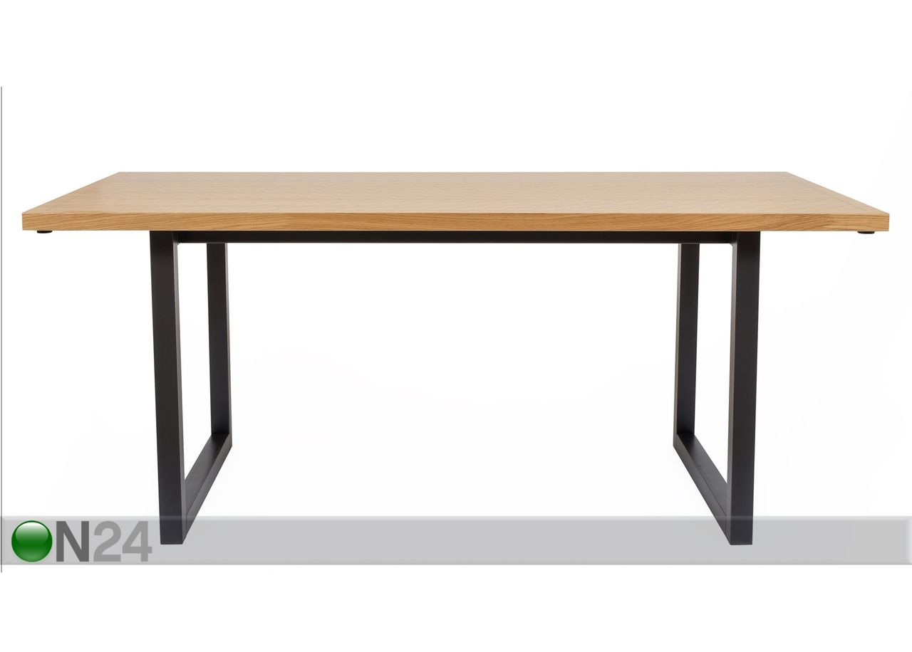 Mora обеденный стол 180x90 cm Herringbone Print увеличить