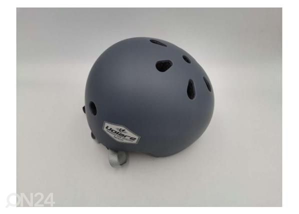 Велосипедный шлем детский серый 51-55 см
