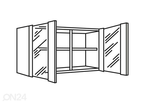 Верхний кухонный шкаф Klassik 60