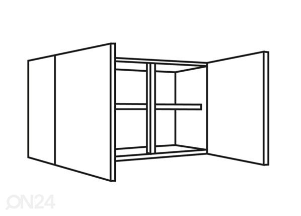Верхний кухонный шкаф Lagos 100 cm
