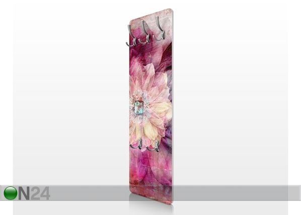 Вешалка настенная Grunge Flower 139x46 cm