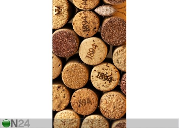 Затемняющая фотоштора Bottle corks 140x245 см