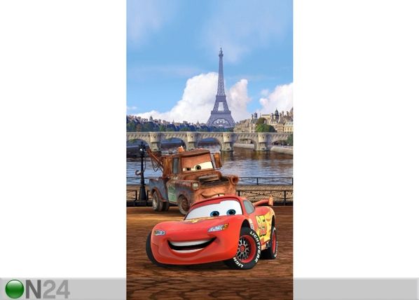 Затемняющая фотоштора Disney cars Paris 140x245 см