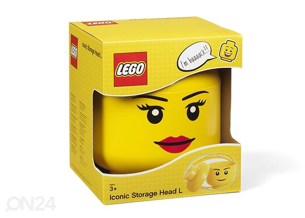 Коробка для хранения LEGO девочка