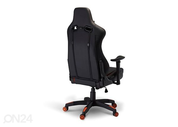 Кресло геймерское Gaming de Luxe, чёрный/оранжевый