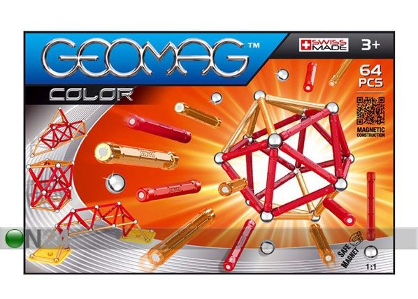 Магнитный конструктор Geomag Color 64шт