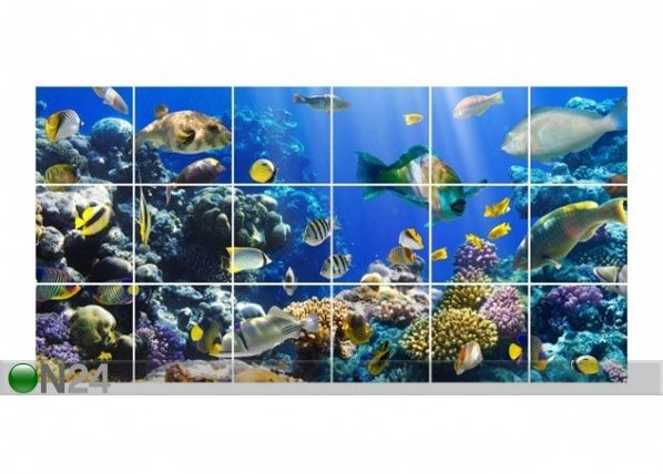 Наклейки на плитку Underwater Reef 60x120 cm