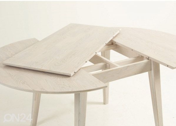 Удлиняющийся обеденный стол 110-160x110 cm
