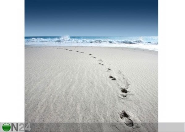 Флизелиновые фотообои Footprints in the sand
