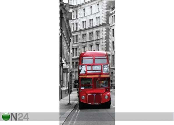 Флизелиновые фотообои London bus 90x202 cм