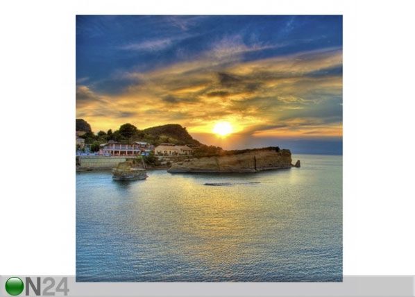 Флизелиновые фотообои Sunset over Corfu 240x240 cm