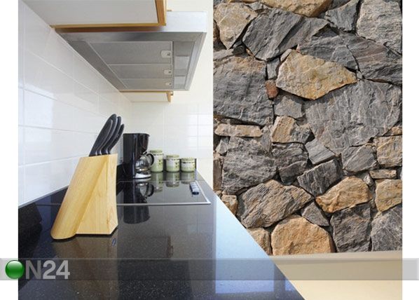 Фотообои Wall of granite 200x280 см