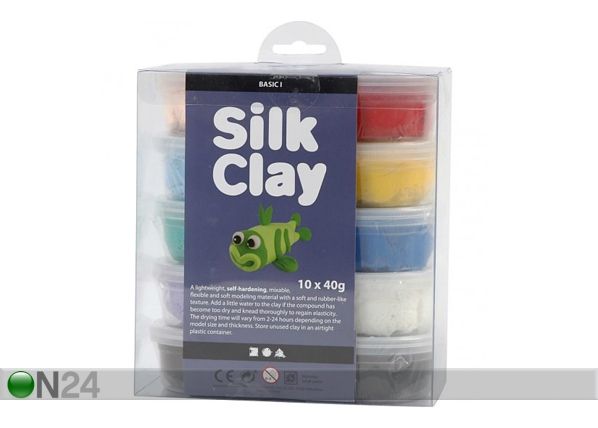 Шелковистая глина для лепки Silk Clay 10x40 g