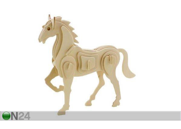 3D пазл Цветная лошадка