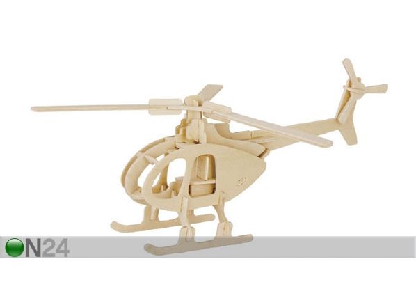 3D пазл Цветной вертолет