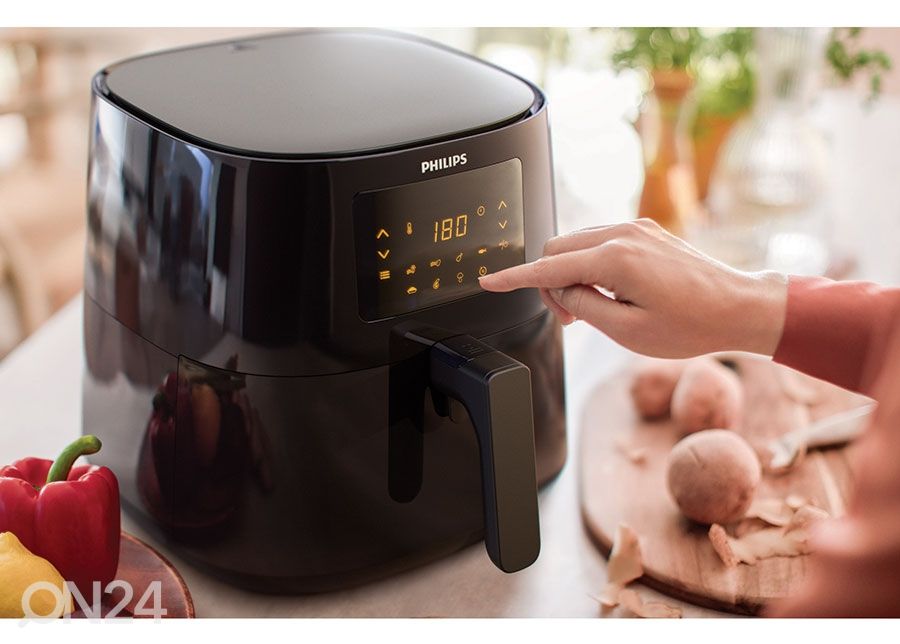 Аэрофритюрница Philips Essential Airfryer XL, черный увеличить