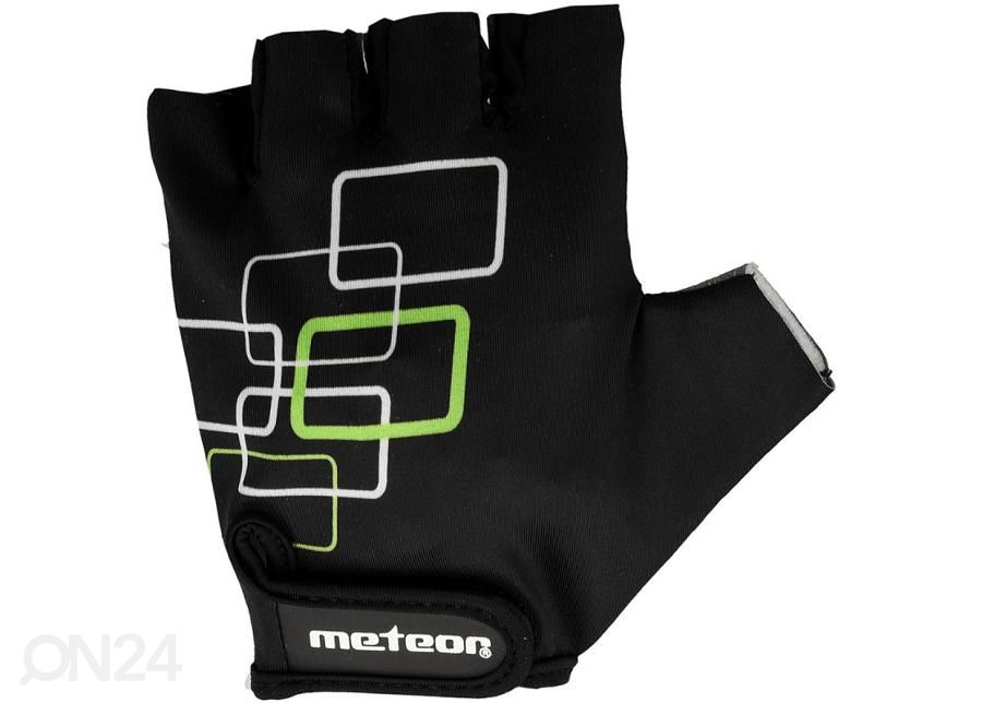 Велосипедные перчатки для взрослых Meteor Top TX10 черно-серые увеличить