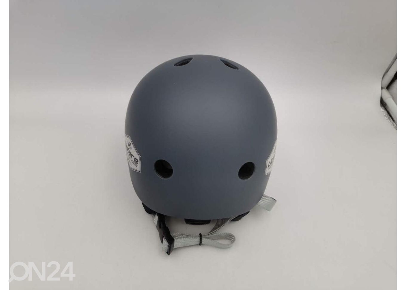 Велосипедный шлем детский серый 51-55 см увеличить