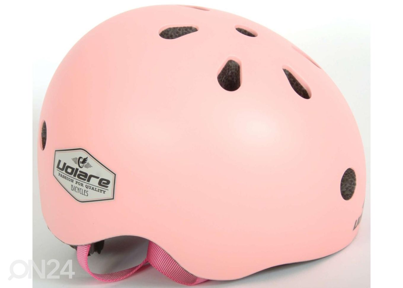 Велошлем детский светло-розовый 45-51 см увеличить