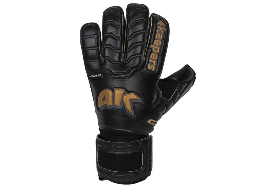 Вратарские перчатки для мужчин 4Keepers Champ Black Gold IV RF S605332 увеличить