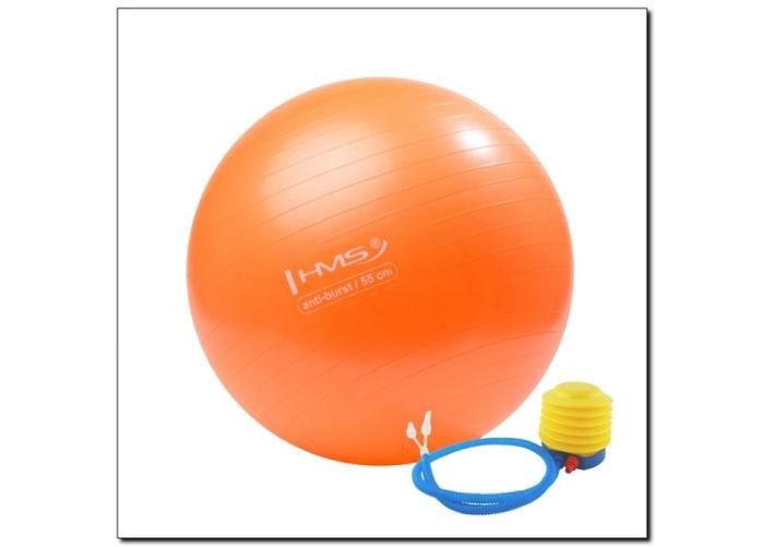 Гимнастический мяч Anti-Burst 55 см оранжевый увеличить