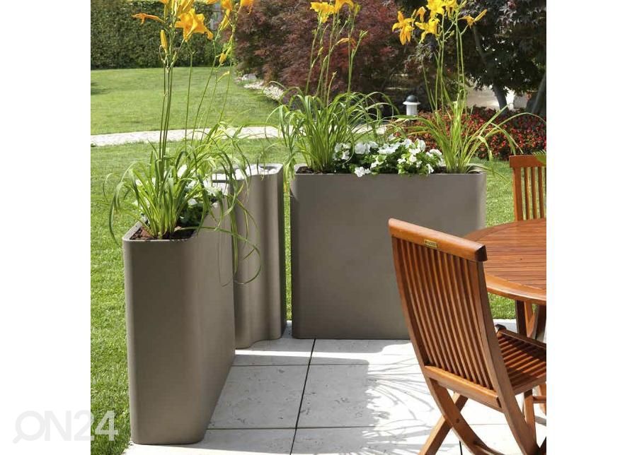 Горшок для растений Divio Corner 39x39xh78 см, бетон увеличить