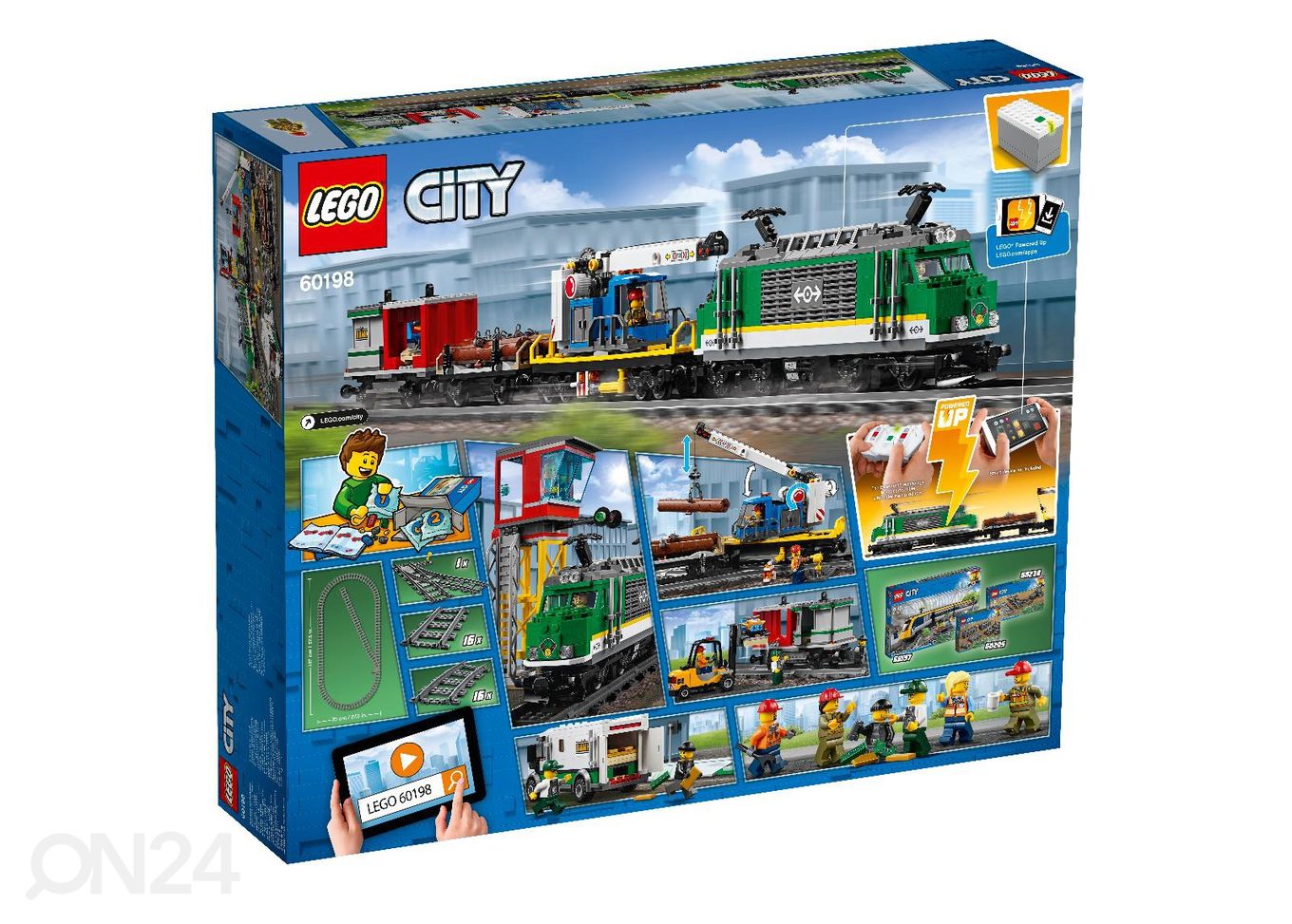 Грузовой поезд LEGO City увеличить