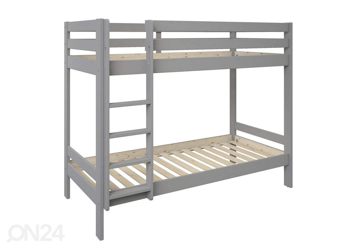Двухъярусная кровать Robin 90x200 cm, серый увеличить