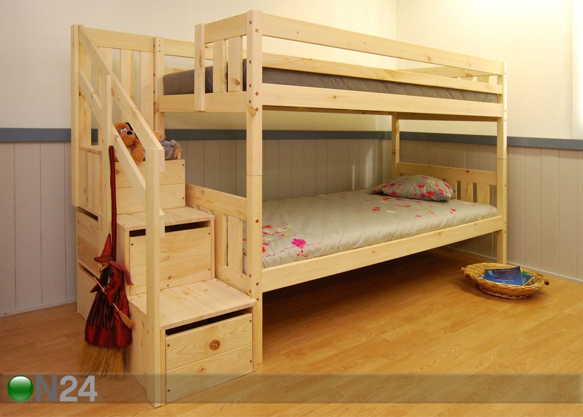 Двухъярусная кровать Stairway 90x200 cm увеличить