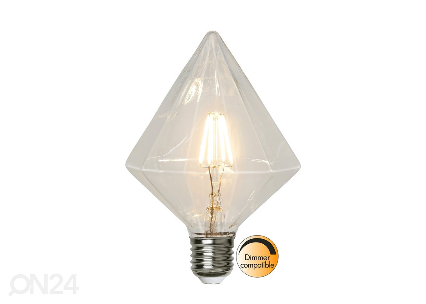 Декоративная LED лампочка в виде бриллианта с цоколем Е27 3,2 Вт увеличить