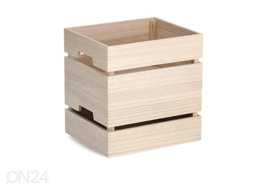 Деревянный ящик для хранения увеличить