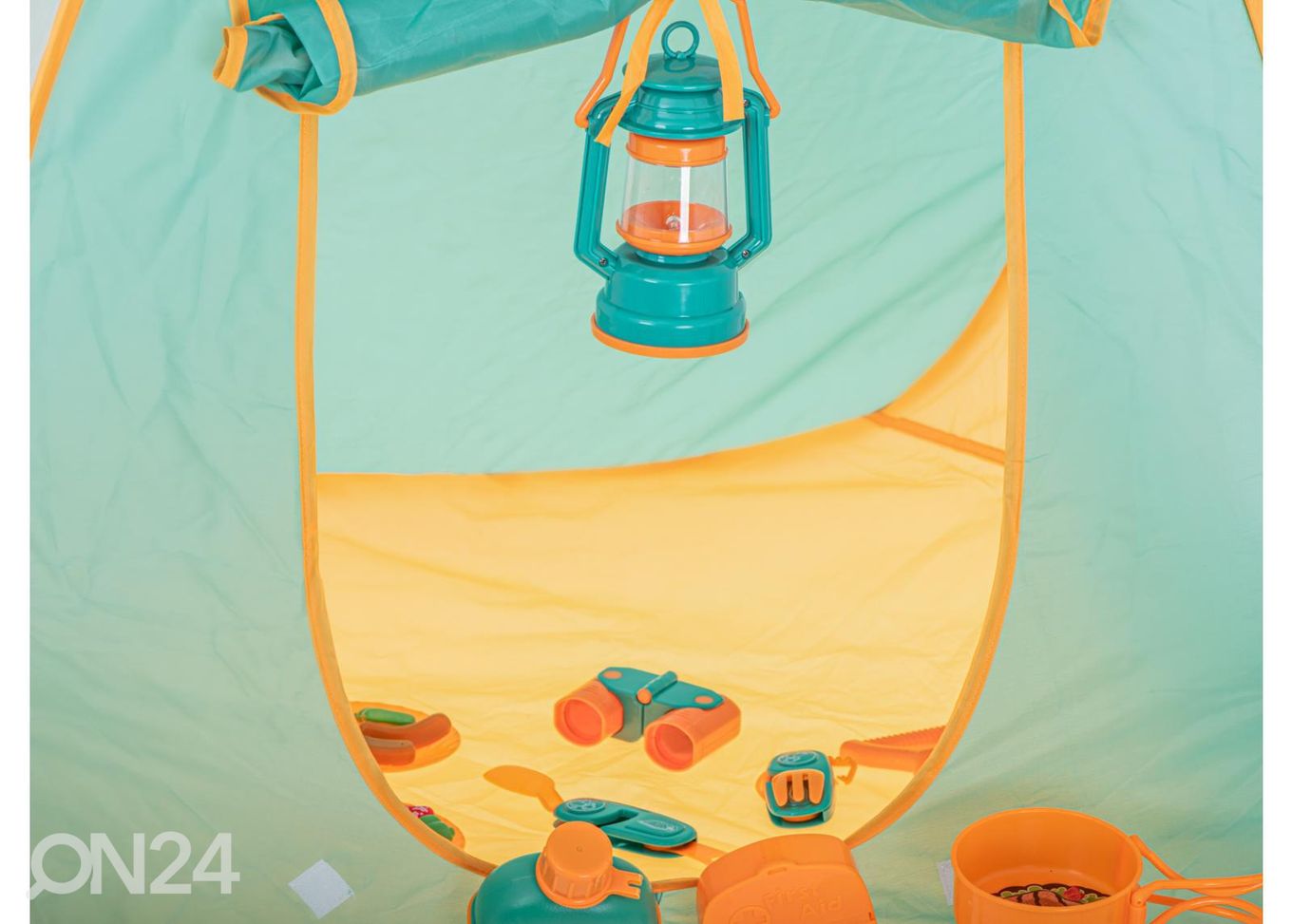 Детская игровая палатка с игрушками увеличить