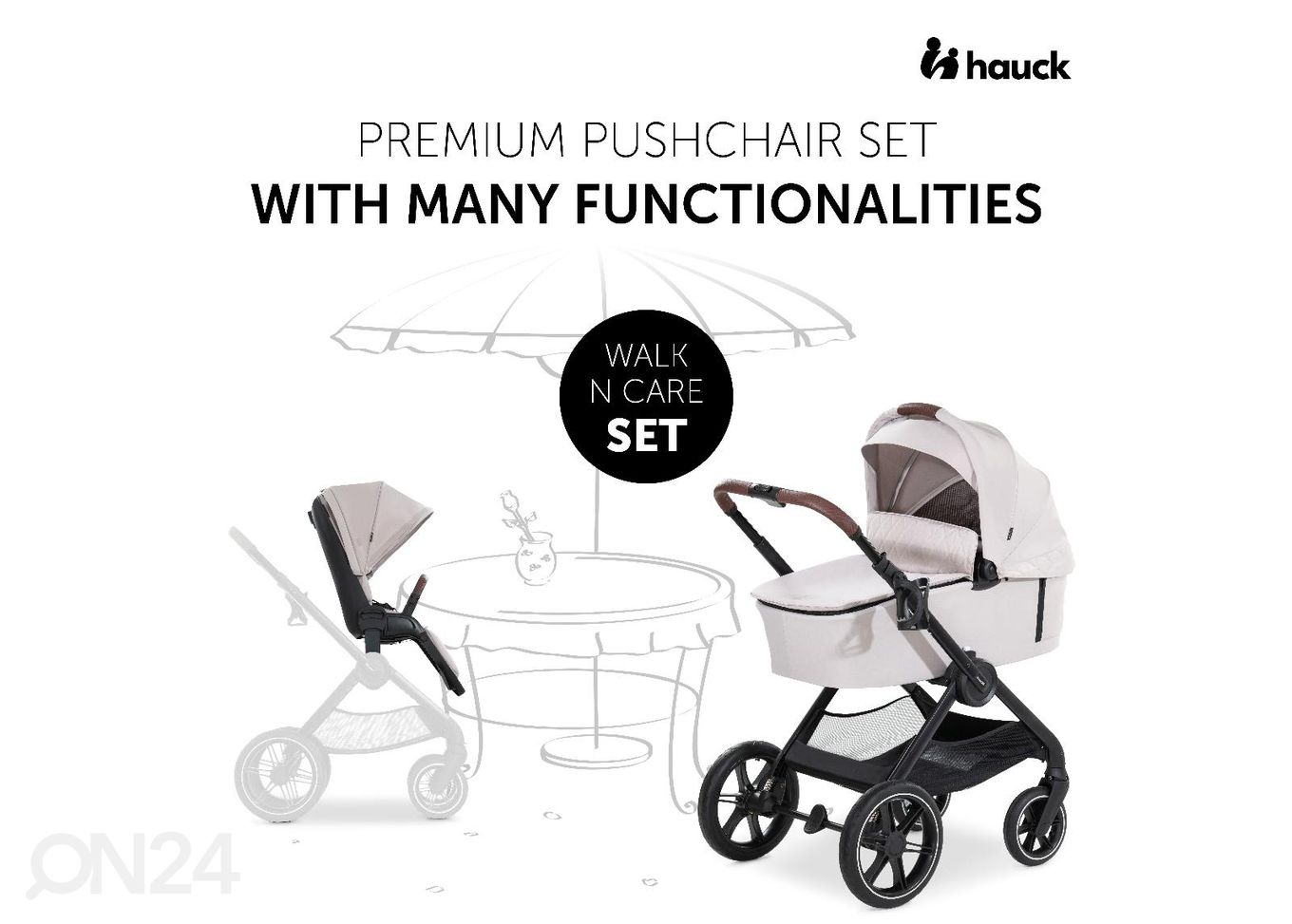 Детская коляска Hauck Comfort Walk N Care Set увеличить