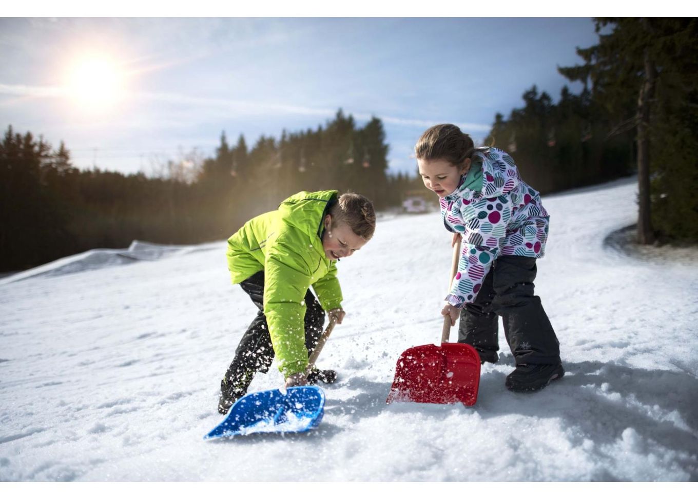 Детская лопата для снега Snow shovel увеличить