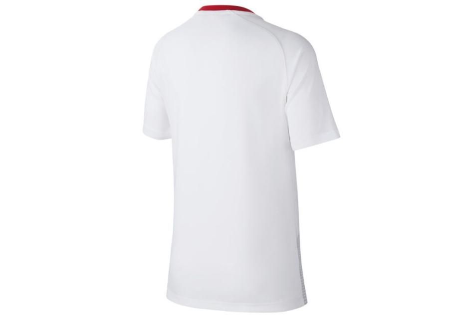 Детская футболка Nike Polska Breathe Football Top Home Jr 894013-100 увеличить