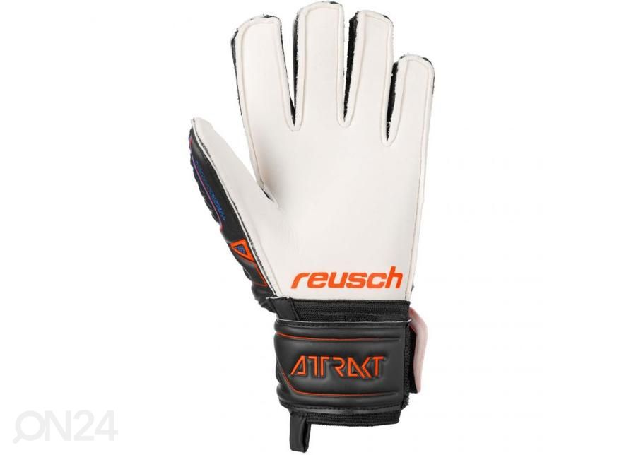Детские вратарские перчатки Reusch Attrakt SG Finger Support Jr 5072810 7783 увеличить