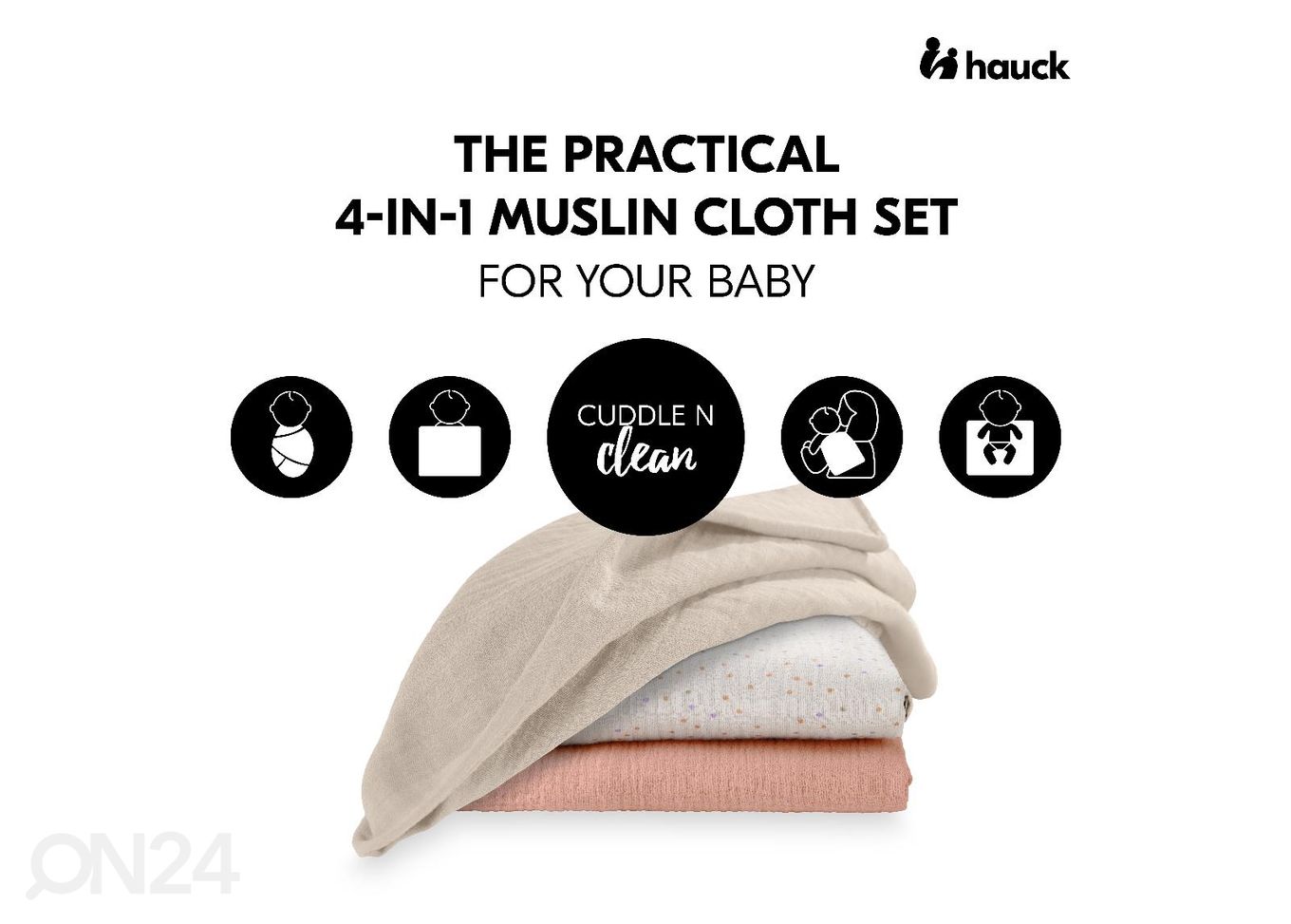 Детские одеяла Hauck At Home Cuddle N Clean 3 шт увеличить