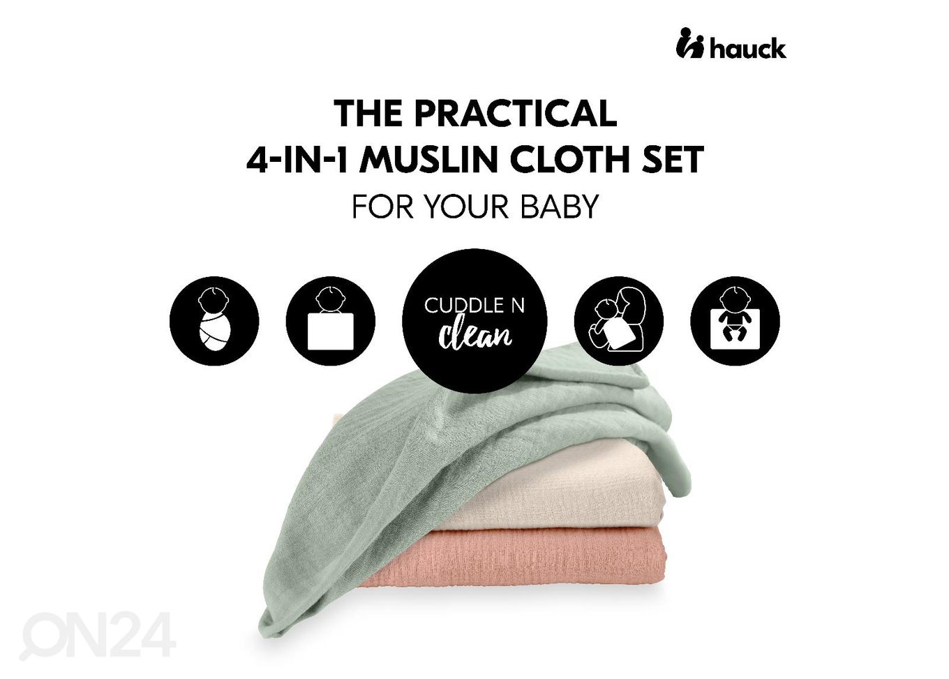 Детские одеяла Hauck At Home Cuddle N Clean 3 шт увеличить