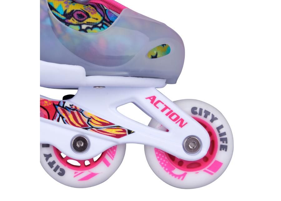 Детские роликовые коньки регулируемые со светящимися колесами Doly Action увеличить