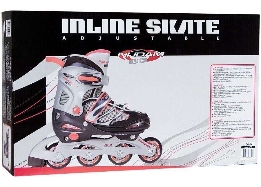 Детские роликовые коньки Inline Skates Adjustable Semi-Softboot Nijdam увеличить