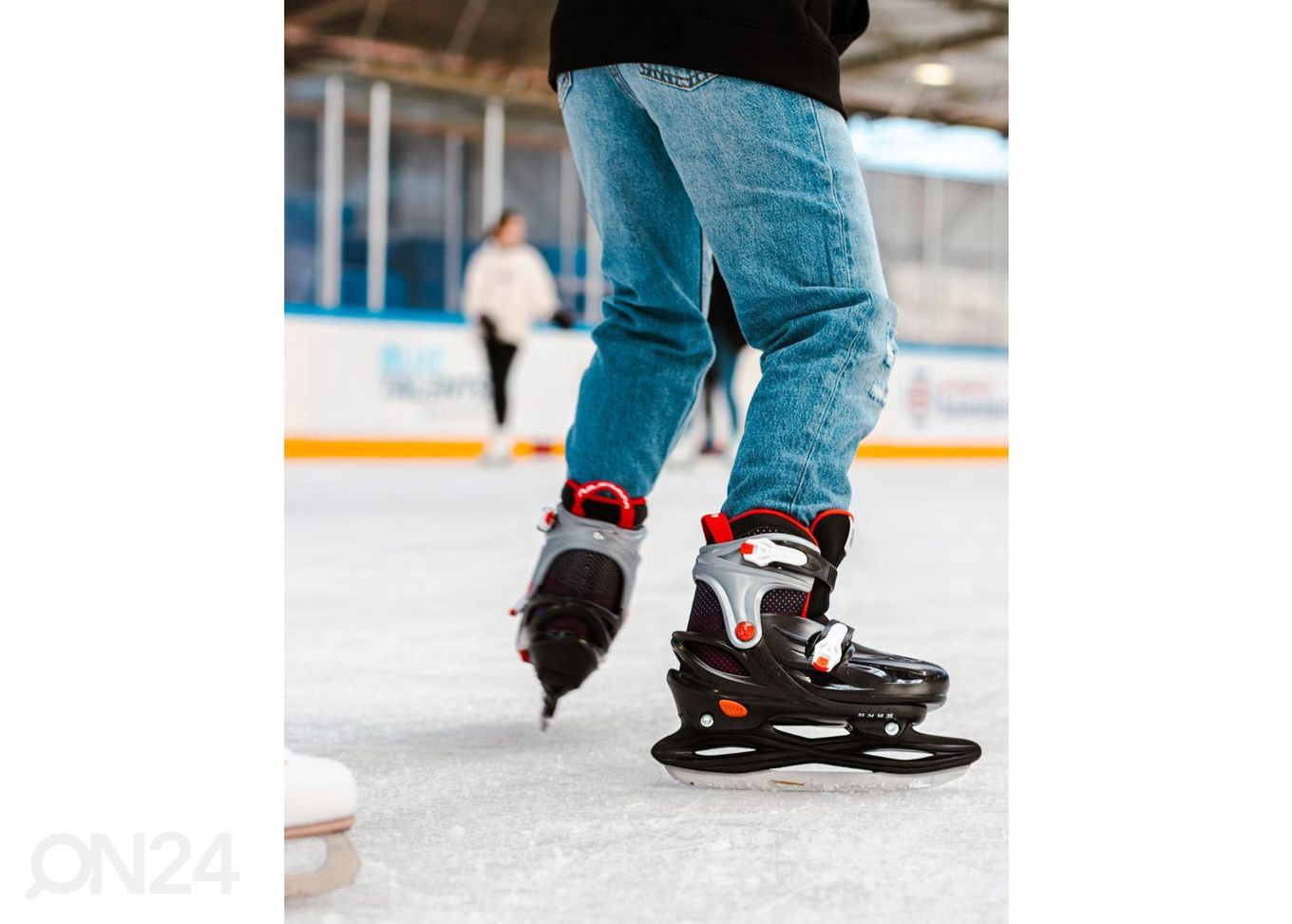 Детские хоккейные коньки Hardboot регулируемый размер Rink Raptor Nijdam увеличить